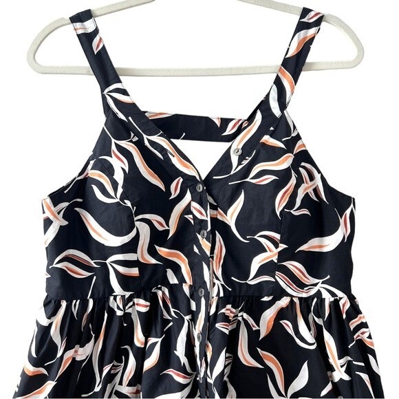 Anthropologie Hei Hei Palm Leaf Graphic Palma Romper Size Medium NWT - Picture 3 of 10